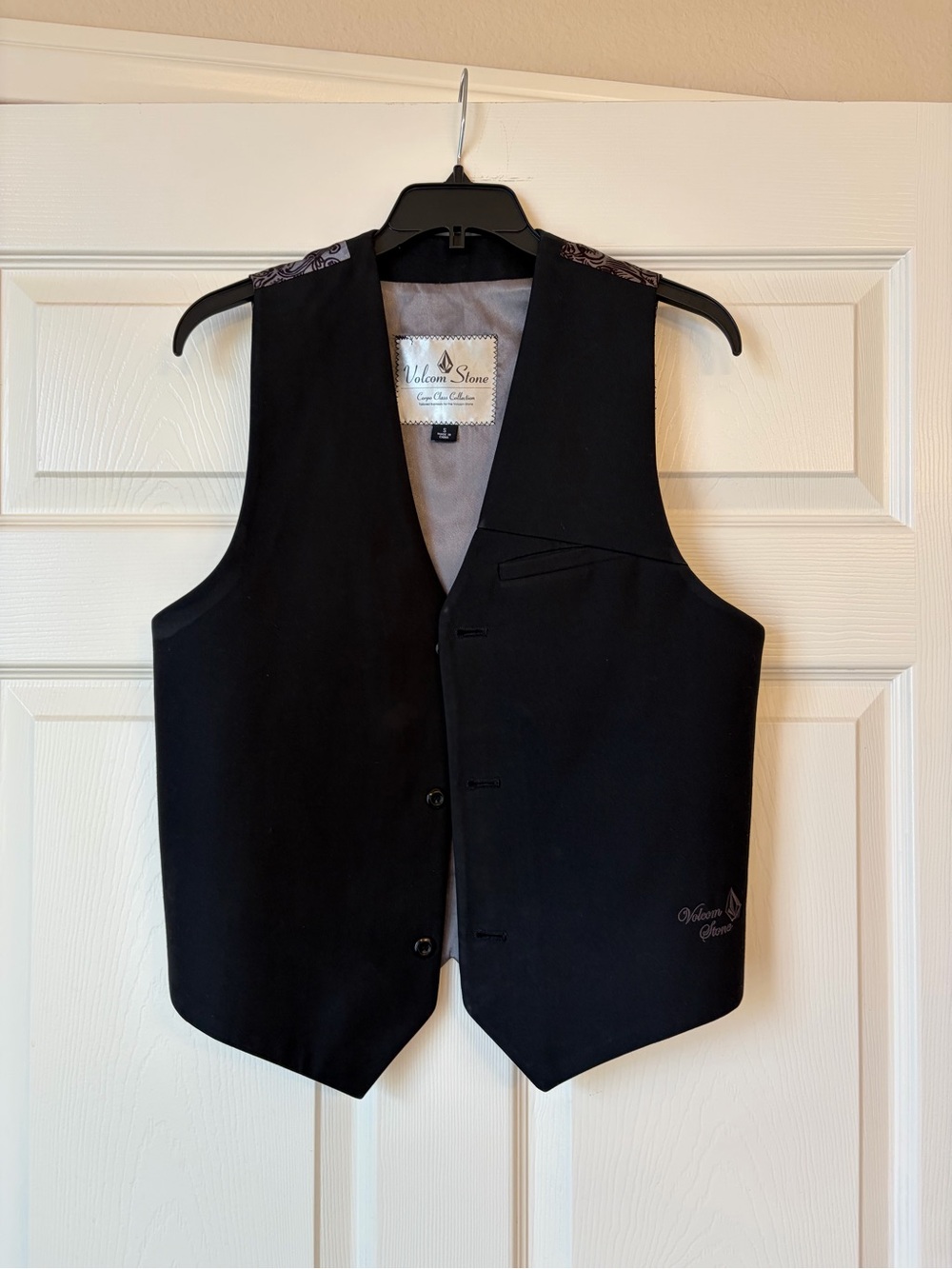 Volcom Stone Black Men's Dress Vest